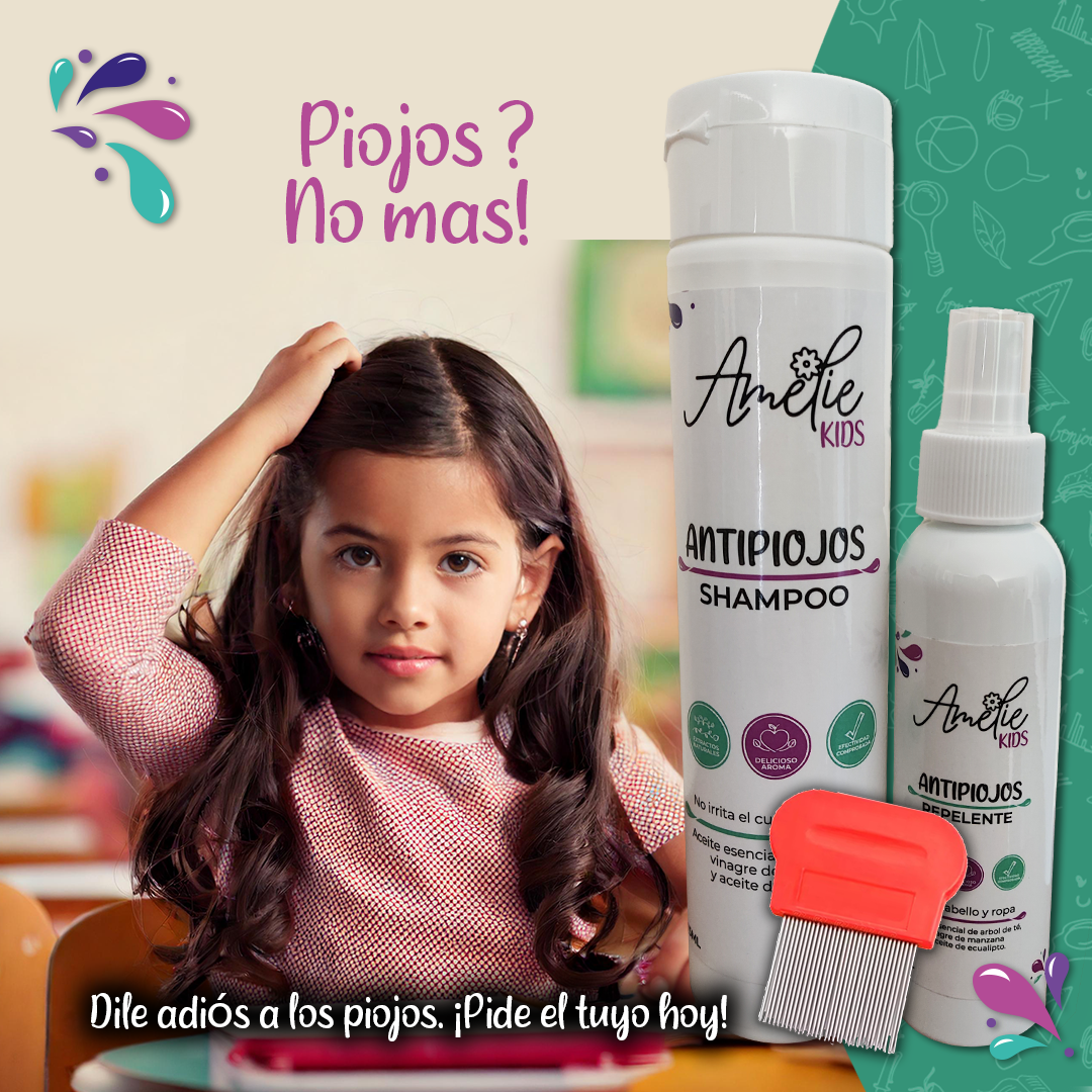 Tratamiento ANTIPIOJOS Amelie KIDS🌿 100% NATURAL