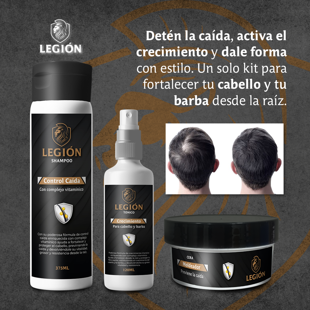 Anticaída activador de crecimiento | Legión COMBO masculino
